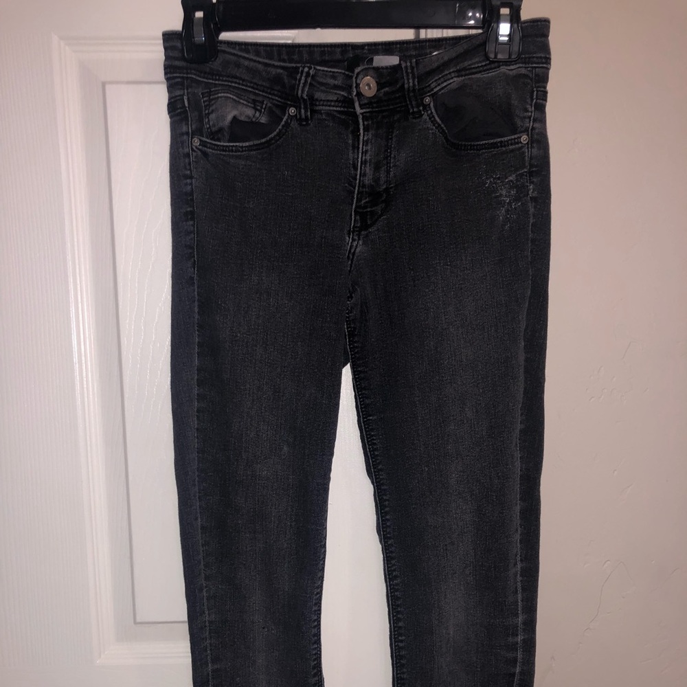 Distressed Black Skinny Jeans